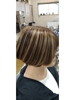 美容室クリップアイ(Clip I) 白髪ぼかしハイライト