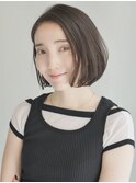 ぱつっとボブ・ショート/前髪あり/絶壁解消/30代/40代/大人
