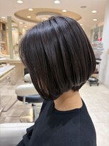 アッシュ 仙川店(Ash) 40代50代60代白髪ぼかしハイライト白髪染め大人王道ボブ前下がり