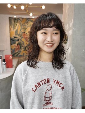 アペロ 柏(Apero) レイヤーパーマ/ミディアムパーマ/暗めカラー/柏美容室