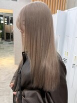 アロ 大阪梅田(alo)&nbsp;【momoa】透明感ミルクティーベージュ《ブリーチ/大阪梅田》