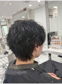 メンズスパイラルパーマ