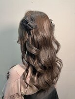 シド 表参道(s.i.d) 卒業式袴着付け/成人式/振袖ヘアセット/巻き下ろしハーフツイン