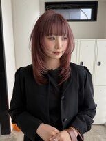 エイチ(811)&nbsp;ウルフカットボブショートカットレイヤーカットハイライトカラー