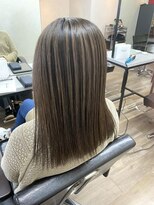 ヴィフ 大船(VIF) バレイヤージュ(ブリーチ)×グレージュカラー(白髪ぼかし可能)