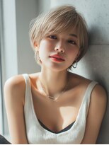 ロッソ 大橋店(Rosso) 明るめベージュの軽やかショート【大橋】