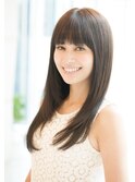ナチュラルロングストレート