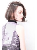 大人かわいい伸ばしかけグレージュナチュラルボブ