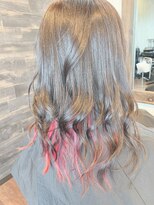 ヘアークラフト バイ ボンズ(hair CRAFT by bonds)&nbsp;インナーカラー ピンク