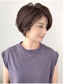 大人耳かけショートボブ