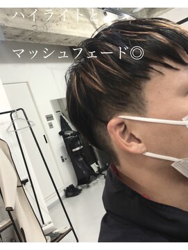 ディーバヘアファクトリー(diva.hair factory) ハイライトフェードカット