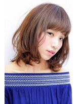 マーズソレイユラモード(mars soleil la mode) ショートカットボブ前髪あり大人外ハネスタイル