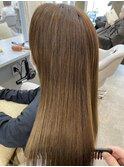 ブリーチハイライトにもできる美髪矯正