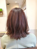 ビー オン ディー ヘア 池袋(BonD hair)&nbsp;艶を出すならピンクバイオレット【池袋/髪質改善/ハイライト】