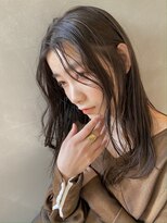 【PARK】ダークオリーブベージュ×ニュアンスウェーブ