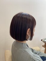 アドラーブル 女池店(adorable)&nbsp;20代30代★暗髪×大人かわいい前下がりナチュラルショート