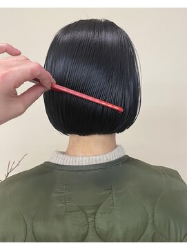 ワン 辻堂(one) ミニボブ×ブルーブラック