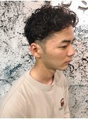 クセを活かした2ブロック刈り上げショート!!