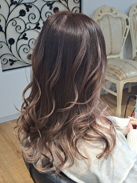 リッシュグランデ(riche GRANDE by CHANDEUR) ペールpinkで可愛く♪