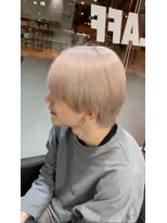 ラフ 難波店(LAFF) #黒髪#ボブルフ#ネビージュ#小顔#ワンレン