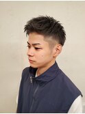 ナチュラルフェード＋ツーブロックスタイル