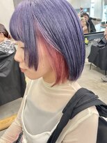 オタクヘア 渋谷(OTAKU HAIR) にじさんじ 渡会雲雀 推しカラー インナーカラー