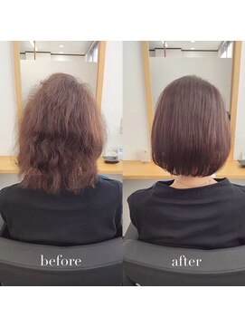 リアン 四条大宮店(Lien) 艶カラー+髪質改善トリートメント（白髪染め、グレイカラー可）