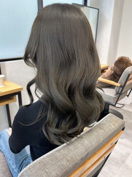 ミュラ(mulah) 透明感カラーオリーブグレージュ＊ブリーチなしダークカラー