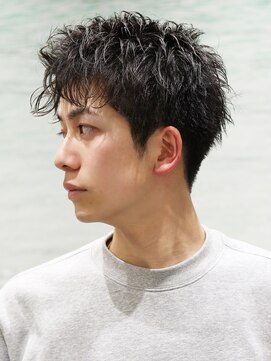 ヨシザワインク プレミアム 横浜 桜木町店(YOSHIZAWA Inc. PREMIUM) 刈り上げないアップバングショート理容室バーバーパーマビジネス