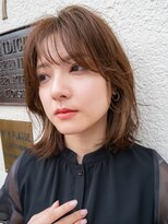 サロン ド ウィズ 西船橋店(Salon de With)&nbsp;ナチュラル×外ハネ/フェザーバング◎30代40代50代