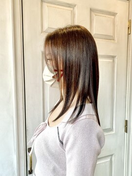 アロマ ヘアー ルーム 新宿3号店(AROMA hair room) シアーカラーと艶感のハイブリッド！弱酸性～中性縮毛矯正！