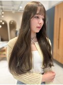 【natsumi】 ダブルカラーでオリーブベージュ