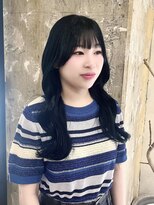 エレン(E L E N)&nbsp;ブルーブラック/韓国風巻き