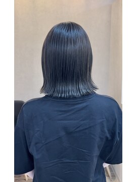 シュガー バイ エクラート 立川南口店(SUGAR by ECLART) 【立川】切りっぱなしボブ×ダークラベンダー【髪質改善】