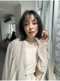 シースルーボブ