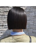 切りっぱなしボブ