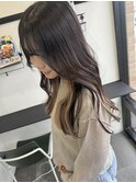 結んで隠せるインナーカラー