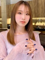 グランド(GRAND)&nbsp;セミロング30代40代ストレートレイヤー前髪なし前髪あり表参道