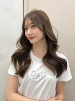 ジーナ 渋谷本店(Zina)&nbsp;髪質改善＊秋色マロンブラウンロング＊美髪【Zina宮益坂】