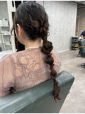 編みおろしアレンジ