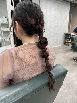 リミットバイアフィナー 大宮店(limit by Afinar) 編みおろしアレンジ