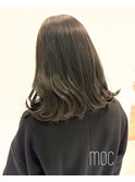 くすみ系カラー×ダークアッシュカラー