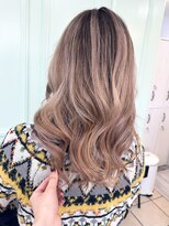 シャルティア(SHALLTIA)&nbsp;ピンクブラウン【山口市美容室】【山口市ハイトーン】