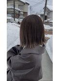 切りっぱなしボブ