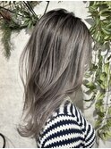 髪質改善縮毛矯正,レイヤー,縮毛矯正,白髪ぼかしハイライト.白髪