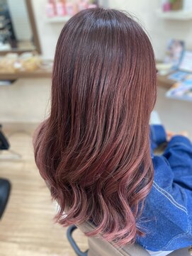 シャラク 高岡駅南店(sharaku) ローズブラウンカラー