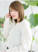 【浅草美容院HANARE】ハイトーンカラー×姫カットレイヤーb