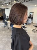 20代30代大人可愛い小顔ショートカット外ハネボブ