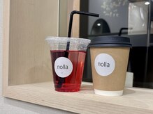 ノーラ(nolla)の雰囲気（施術のお待ちの時間に心落ち着けるドリンクサービス♪）