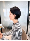 チェリーブラウン大人ナチュラルのコンパクトショート